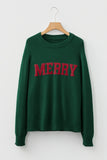 "MERRY" Raglan Sleeve Sweater
