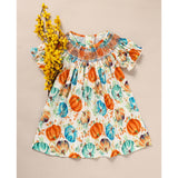 Pumpkin Smocked Dress