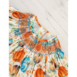 Pumpkin Smocked Dress