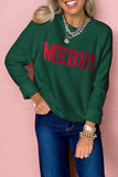 "MERRY" Raglan Sleeve Sweater