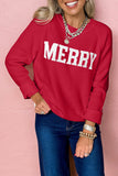 "MERRY" Raglan Sleeve Sweater