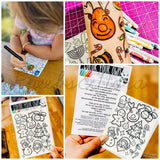 Color Your Own Holiday Tattoos
