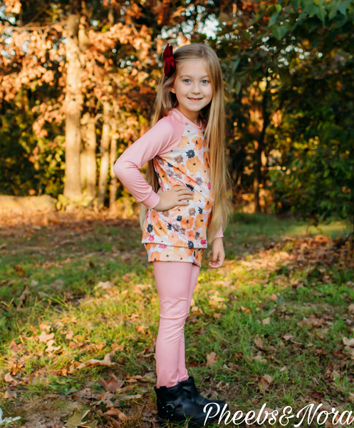 Pumpkin Dreams 24 Raglan Tunic & Leggings